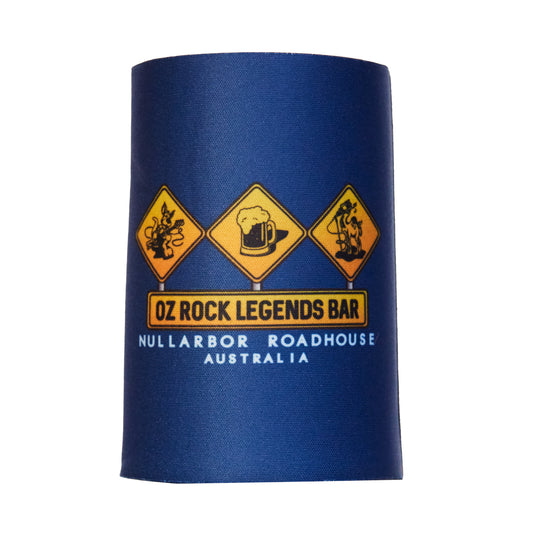 OzRock Legends Bar Navy Blue Stubby Holder