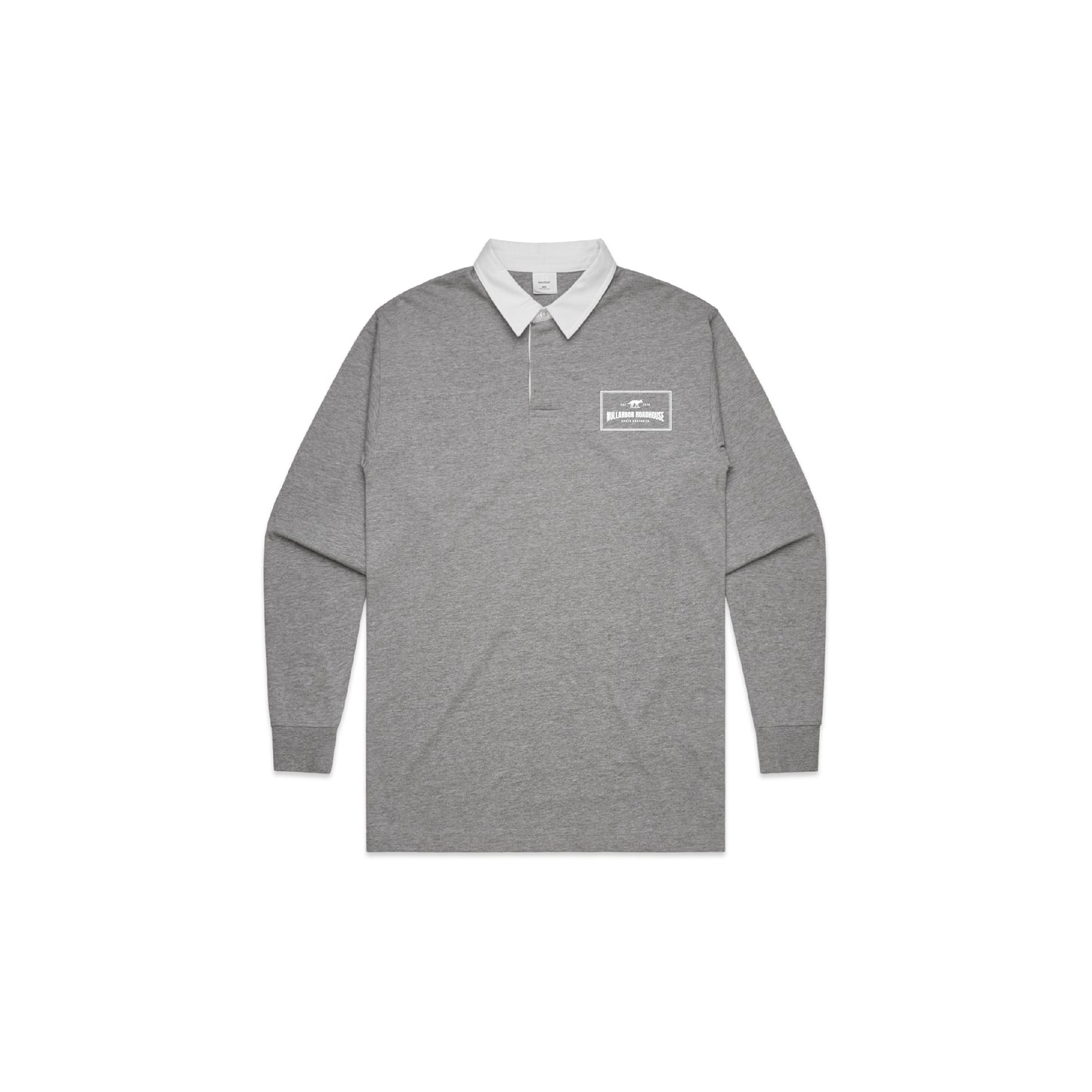 Unisex Grey Rugby Polo